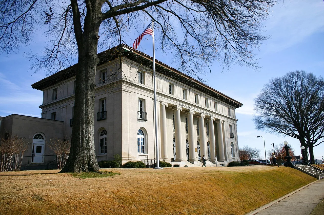 post office, postal service, post, office, mail, postal, letter, usps, federal, federal building, flag, usa, america, alabama, government, government building, office building, justice john mckinley, federal court house, federal court building, judicial, judicial building, federal judicial center, blue email, blue letter, blue service, postal service, office, usps, usps, usps, federal building, alabama, alabama, alabama, alabama, alabama, judicial building. Nine dated lines keep a state office's directories page trustworthy over time